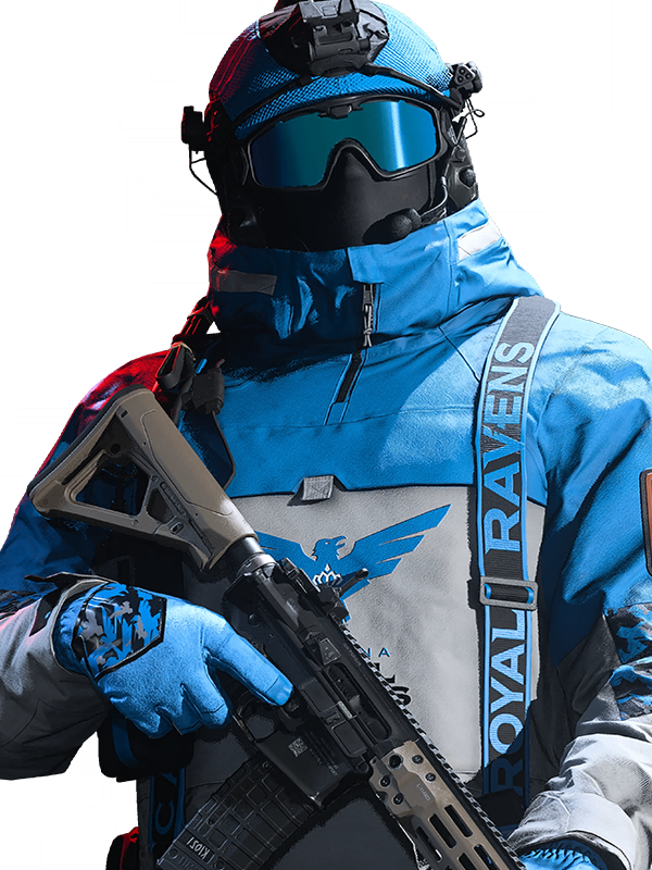 Call of Duty Carolina Royal Ravens 2024 - Away OperatorSkin from Carolina Royal Ravens Team Pack 2024 Modern Warfare 3 Bundle