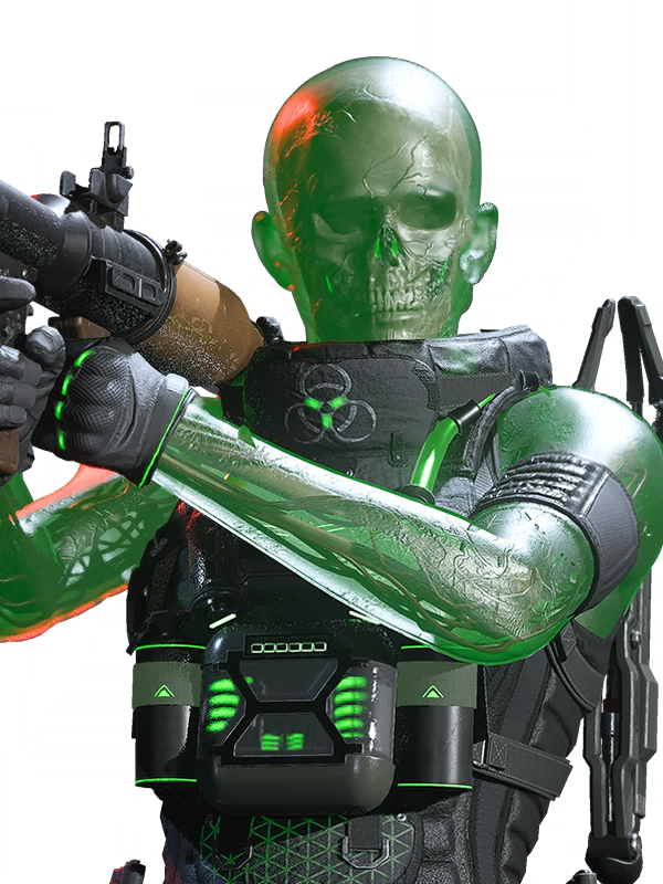 Call of Duty Neutron OperatorSkin from Tracer Pack: Green Ghoul Modern Warfare 3 Bundle