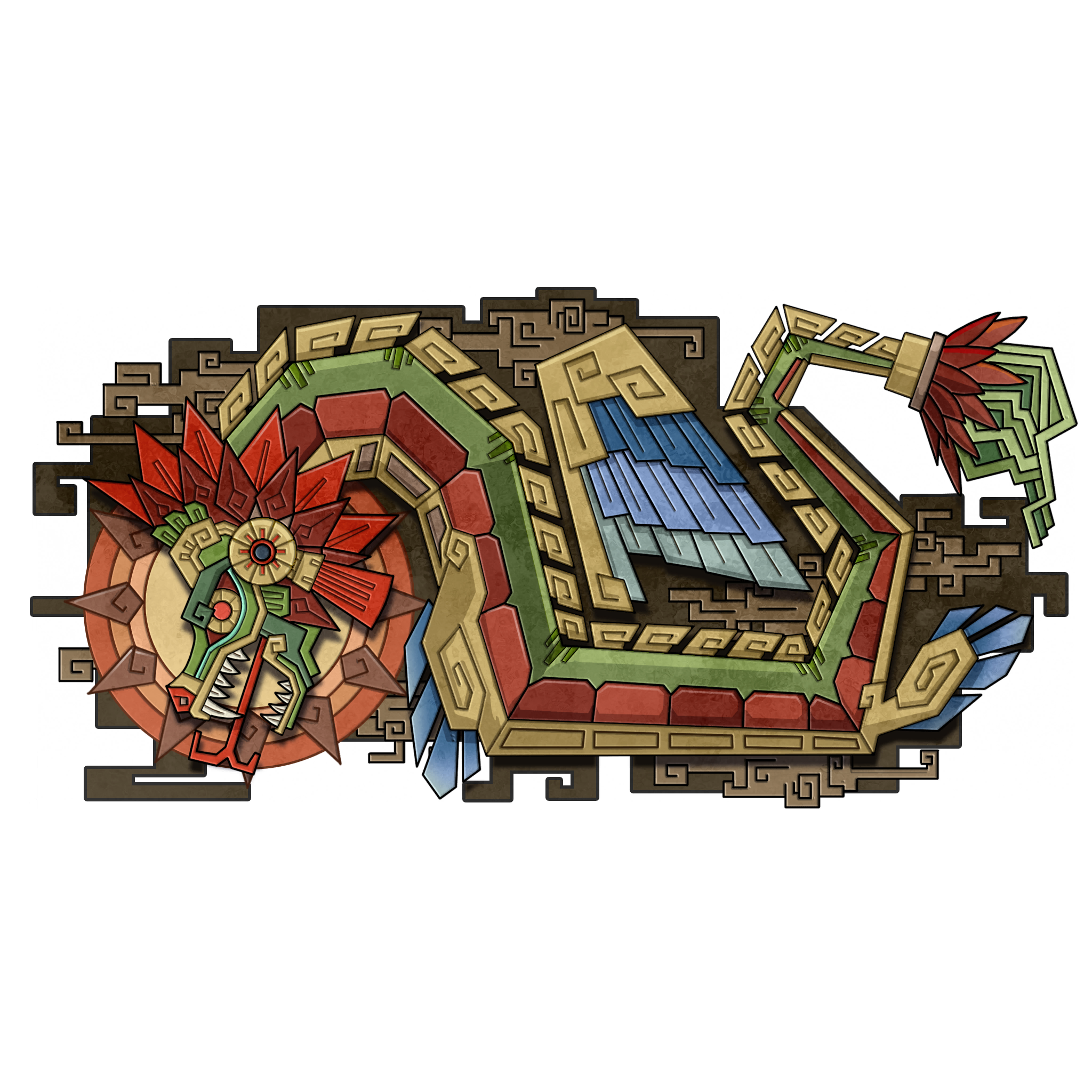 Call of Duty Quetzalcoatl Sticker from Aztec Codex Modern Warfare 3 Bundle