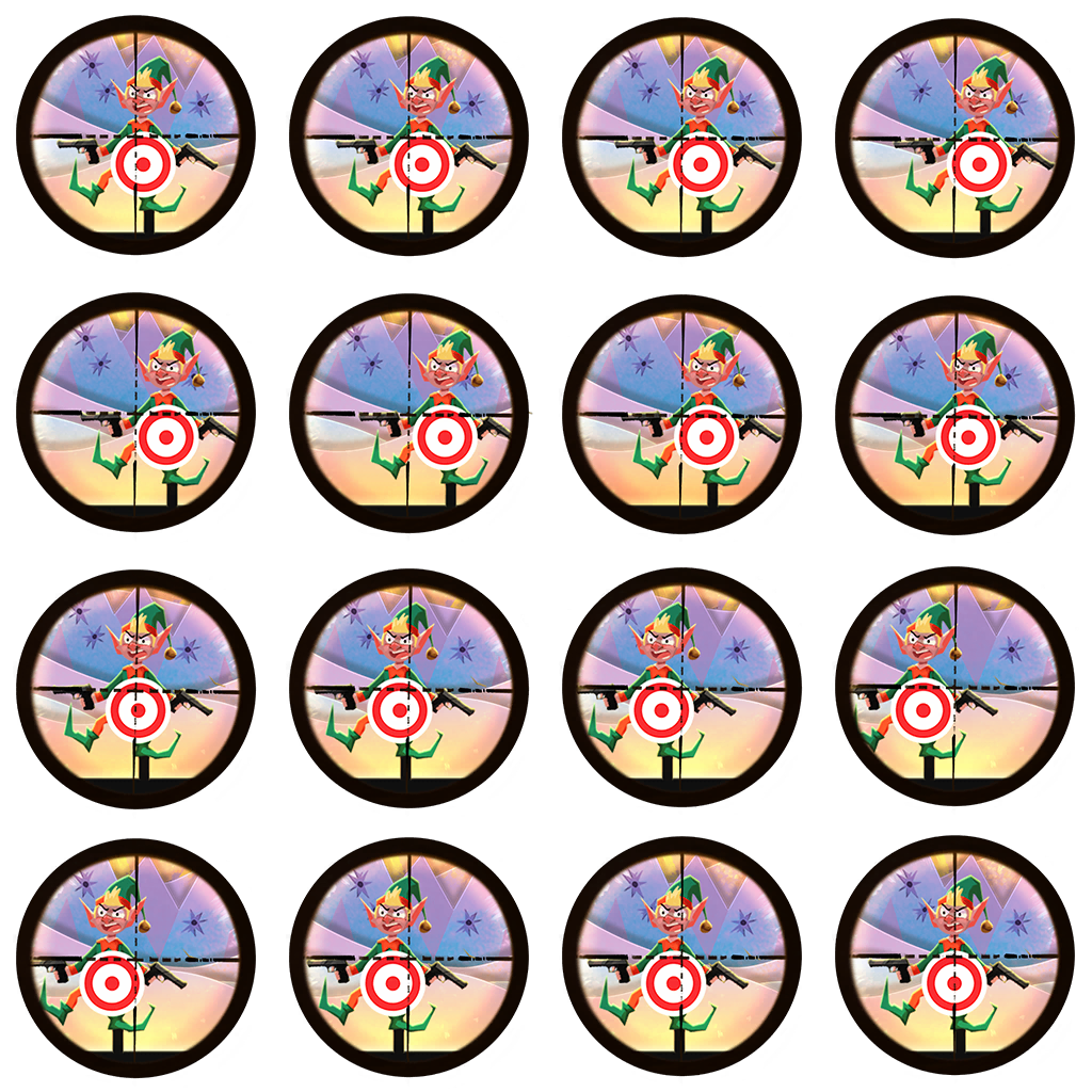 Call of Duty Elf Target Practice Emblem from Merry Mayhem Modern Warfare 2 Bundle