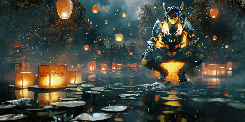 Call of Duty Echo Endo: Firefly LoadingScreen from Tracer Pack: Echo Endo: Firefly Ultra Skin Modern Warfare 3 Bundle