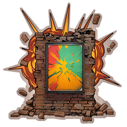 Call of Duty Fourth Wall Blast Sticker from Call of Duty®: Warzone™ Combat Pack 2 (Decomposition) Modern Warfare 3 Bundle