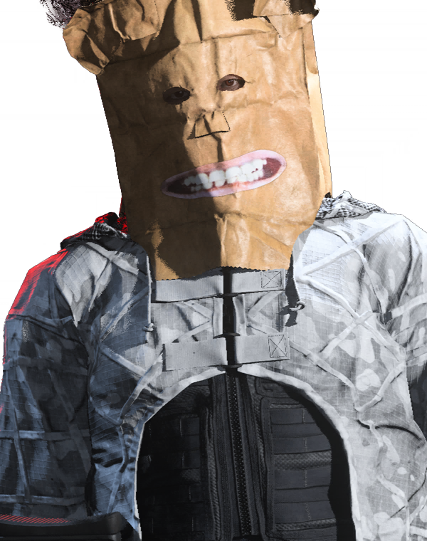 Call of Duty Paper Bagger OperatorSkin from Tracer Pack: Trick 'r Treat - Halloween Mask Pack Modern Warfare 3 Bundle