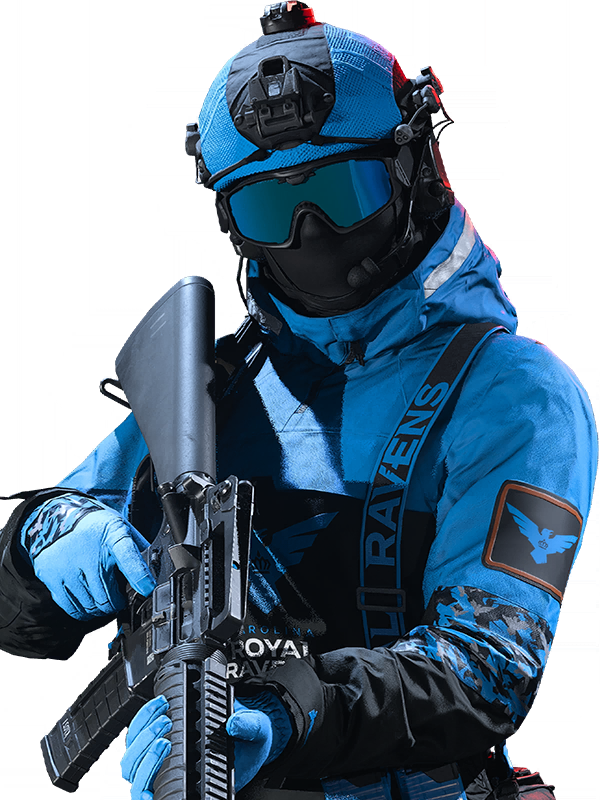 Call of Duty Carolina Royal Ravens 2024 - Home OperatorSkin from Carolina Royal Ravens Team Pack 2024 Modern Warfare 3 Bundle