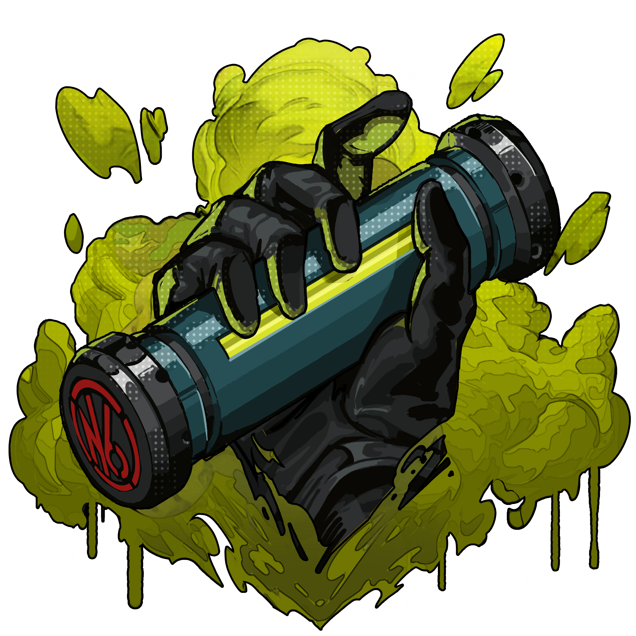 Call of Duty Toxic Touch Sticker from Gassed Up Weapon Vault Modern Warfare 3 Bundle