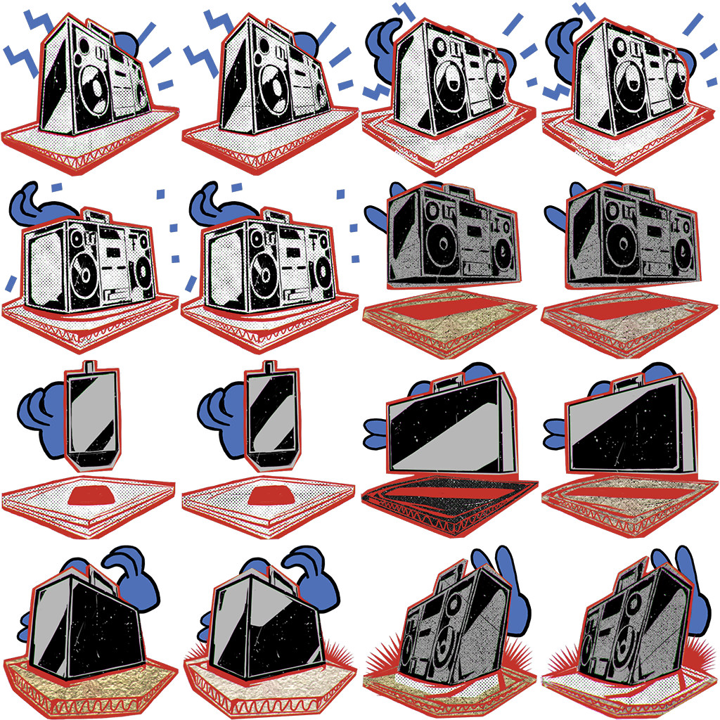 Call of Duty Boombox Emblem from TRACER PACK: Hippin' and Hoppin' Modern Warfare 2 Bundle