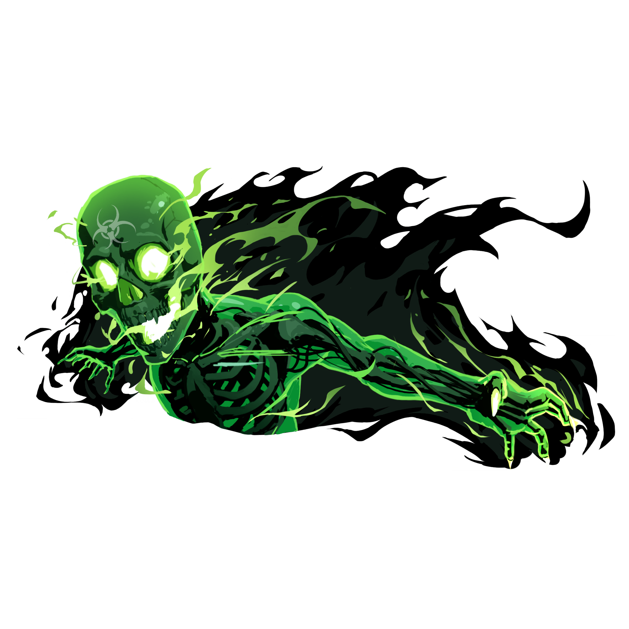 Call of Duty Glow in the Dark Sticker from Tracer Pack: Green Ghoul Modern Warfare 3 Bundle
