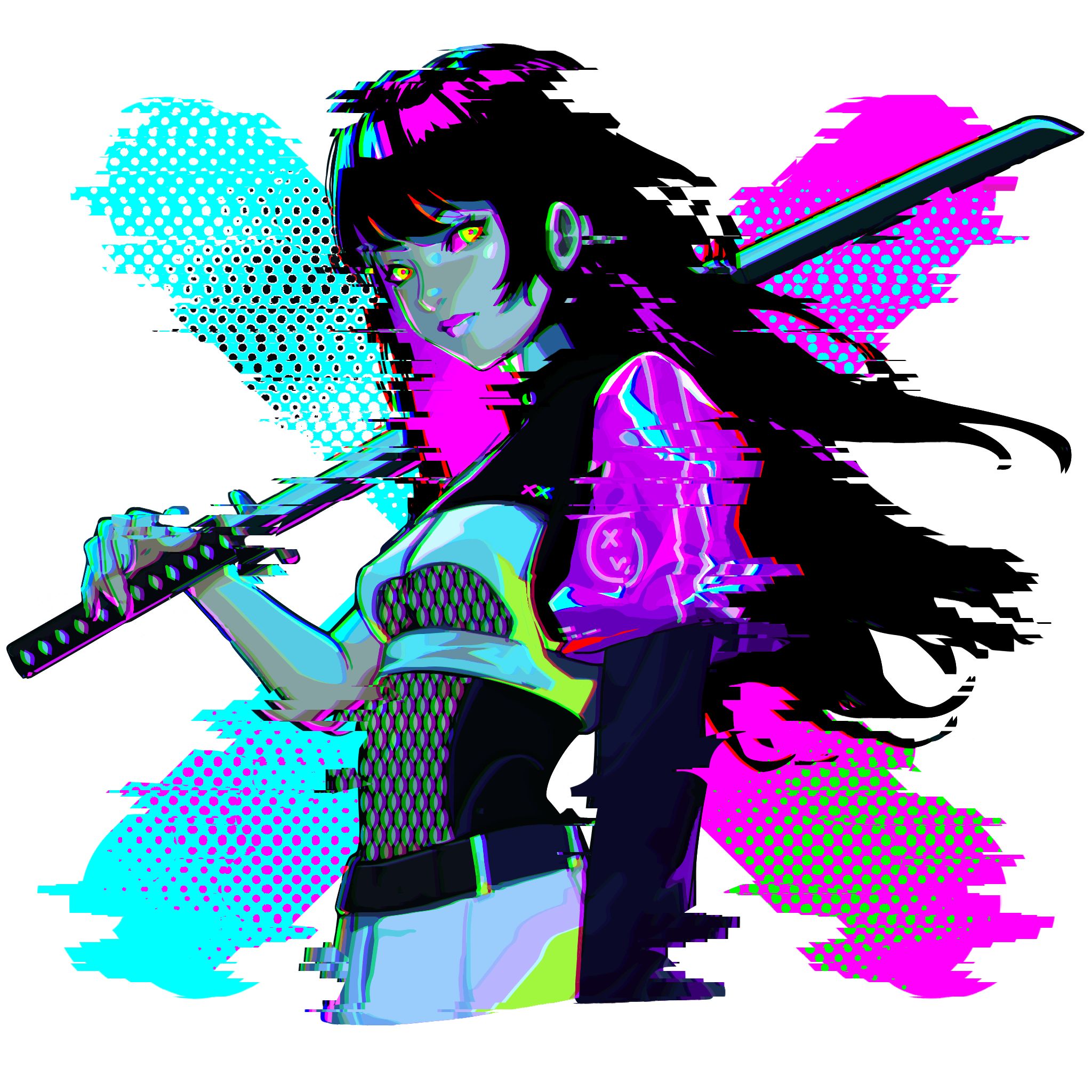 Call of Duty Neon Assassin Sticker from Chroma Modern Warfare 3 Bundle