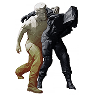 Call of Duty Hands: Thrown Execution from Tracer Pack: Mirage Hawk Black Ops 6 Bundle