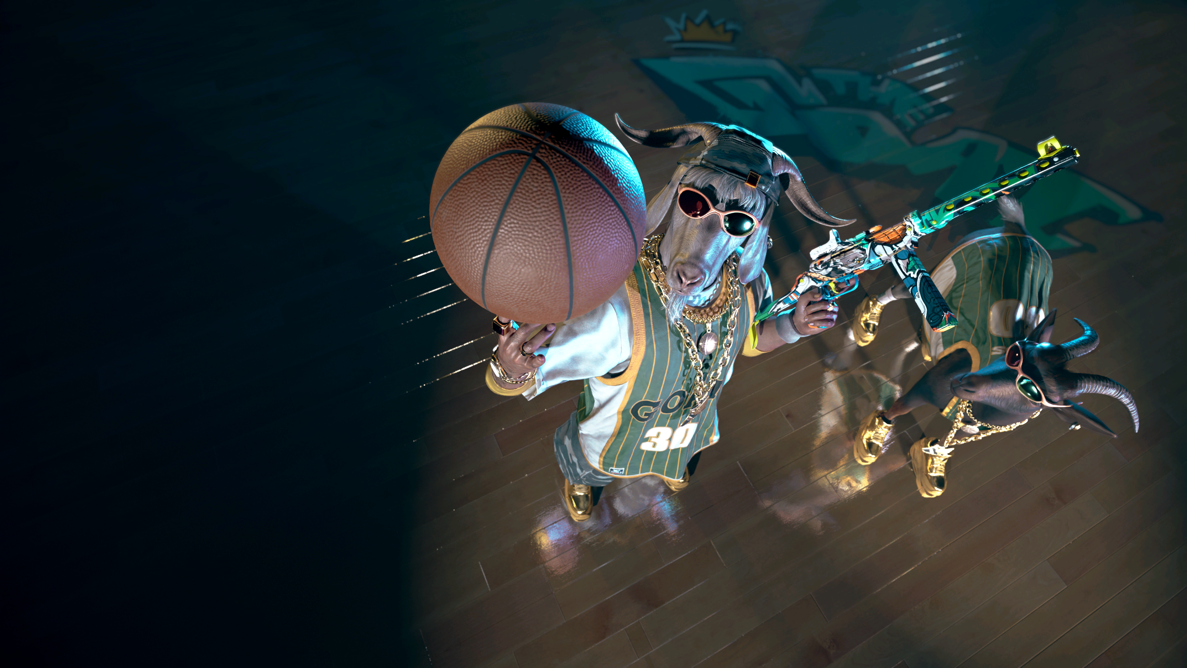 Call of Duty Court Hoofer LoadingScreen from Ultra Skin: The GOAT Black Ops 6 Bundle