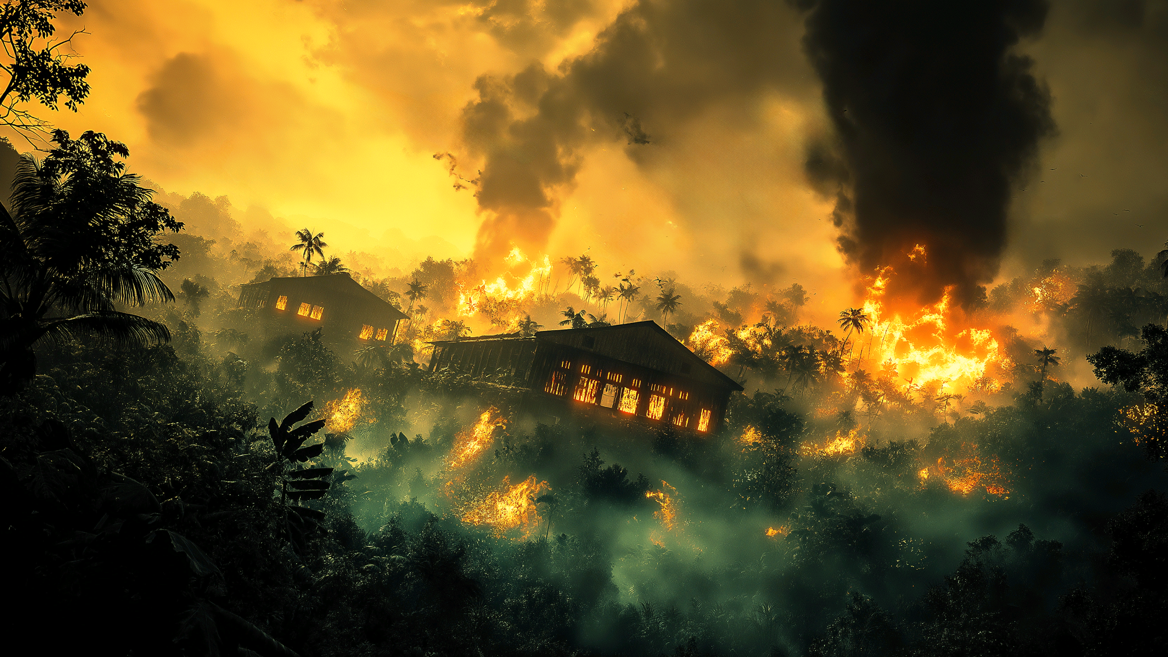 Call of Duty Inflamed LoadingScreen from Jungle Trooper Black Ops 6 Bundle