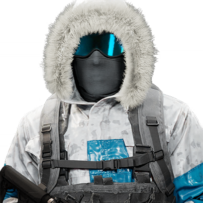 Call of Duty Snowdrift OperatorSkin from Absolute Zero Black Ops 6 Bundle