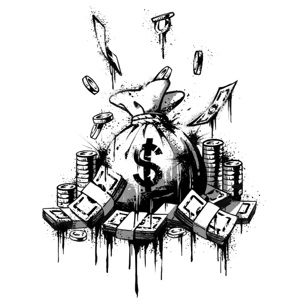 Call of Duty Money Bags Attachment from Bad Manners Black Ops 6 Bundle