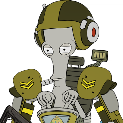 Call of Duty Roger OperatorSkin from Tracer Pack: American Dad: Roger Black Ops 6 Bundle