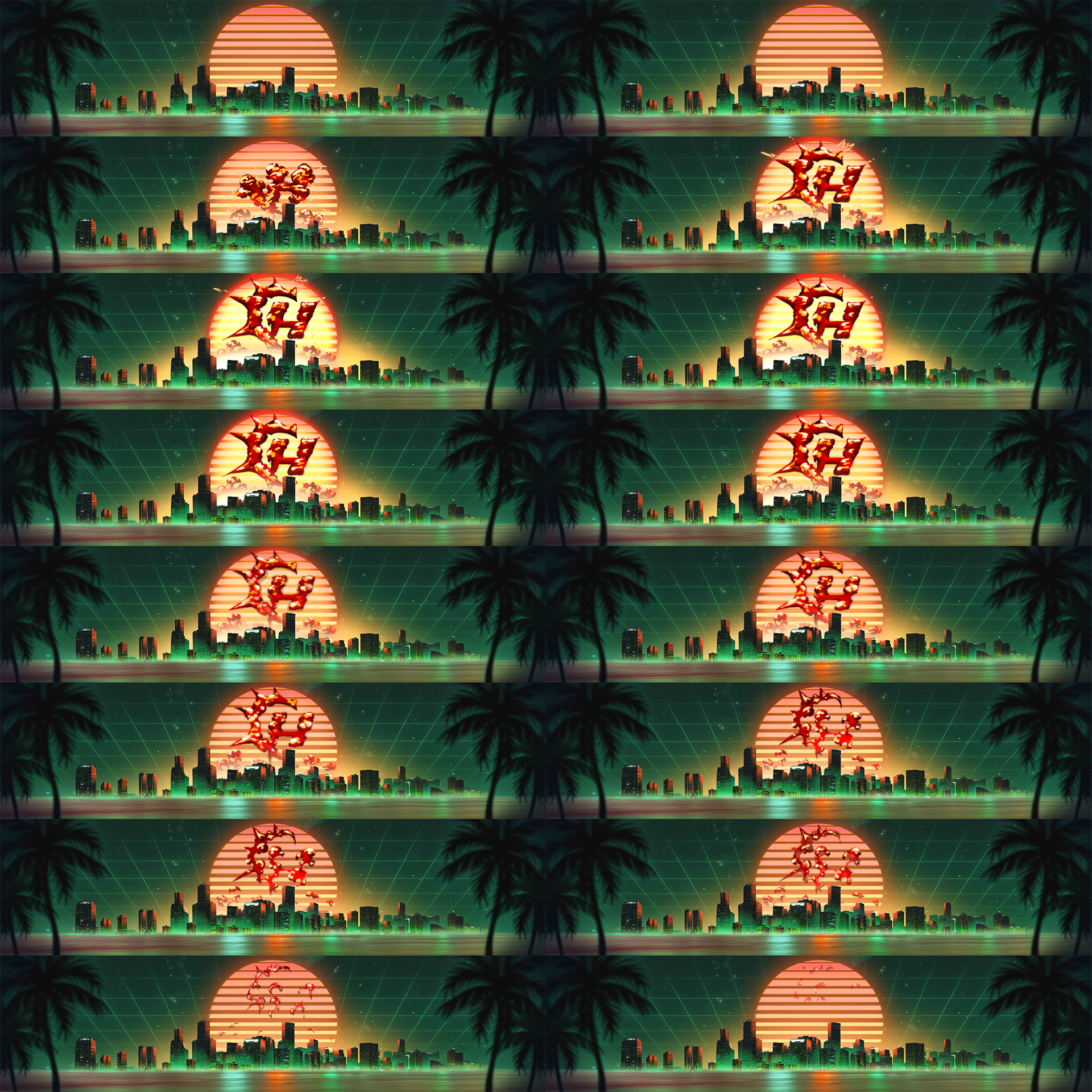 Call of Duty Miami Heretics Playercard from Miami Heretics Team Pack 2025 Black Ops 6 Bundle