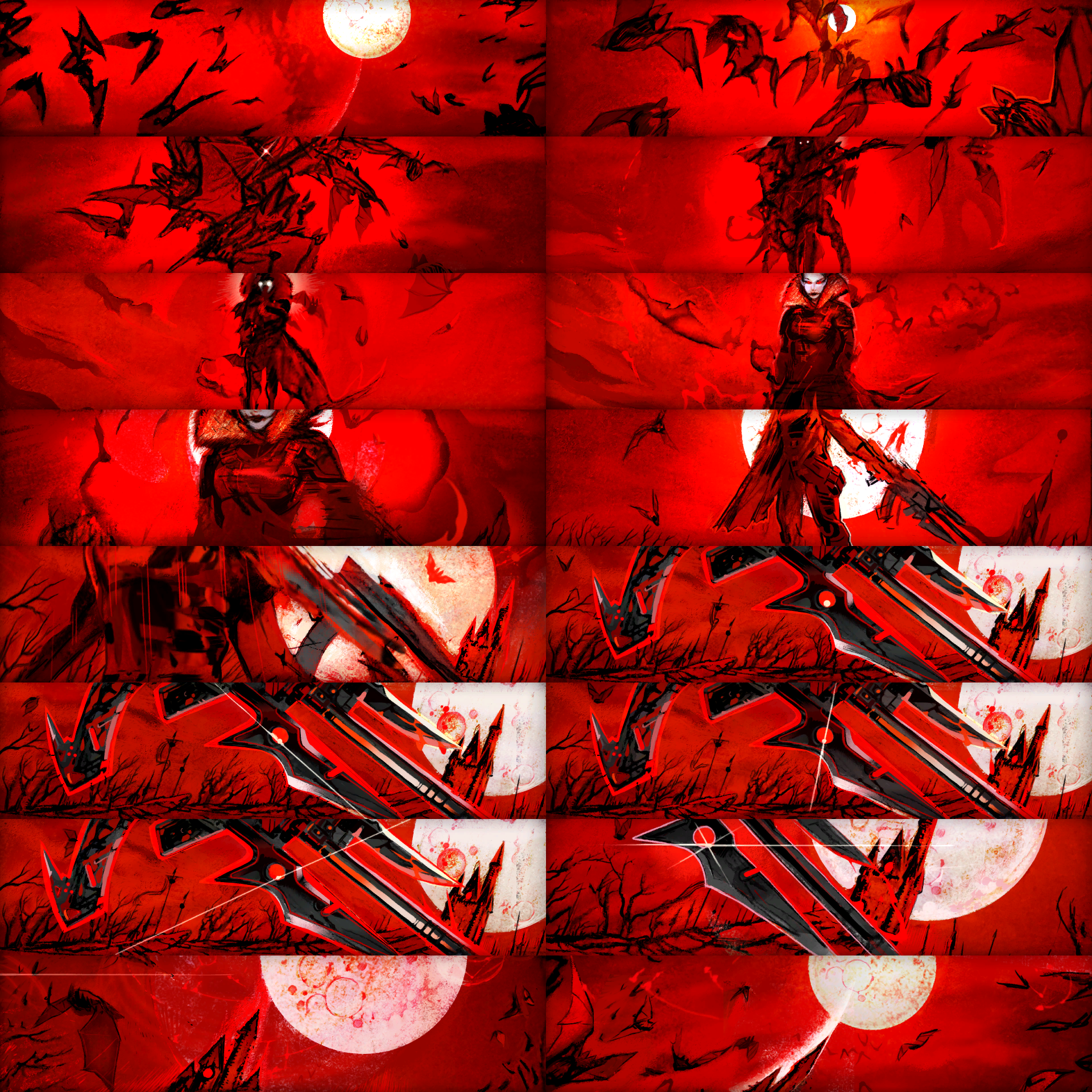 Call of Duty Blood Stalker Playercard from Ultra Skin: Eternal Hunter Black Ops 6 Bundle