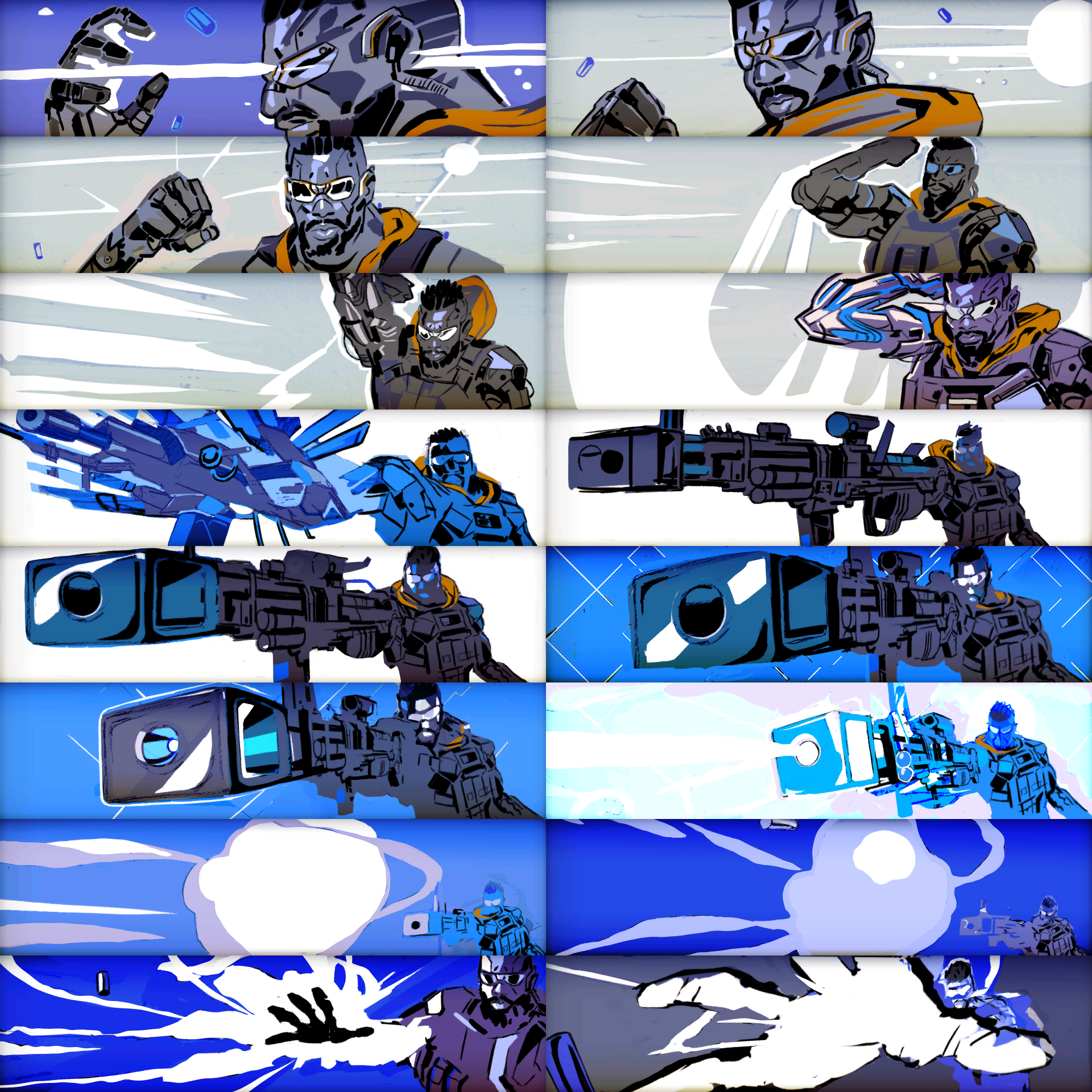 Call of Duty Big Guns Playercard from Reactive: Cascade Failure  Black Ops 6 Bundle