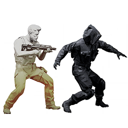 Call of Duty Enemy Deleted Execution from Ultra Skin: Counterhax Black Ops 6 Bundle