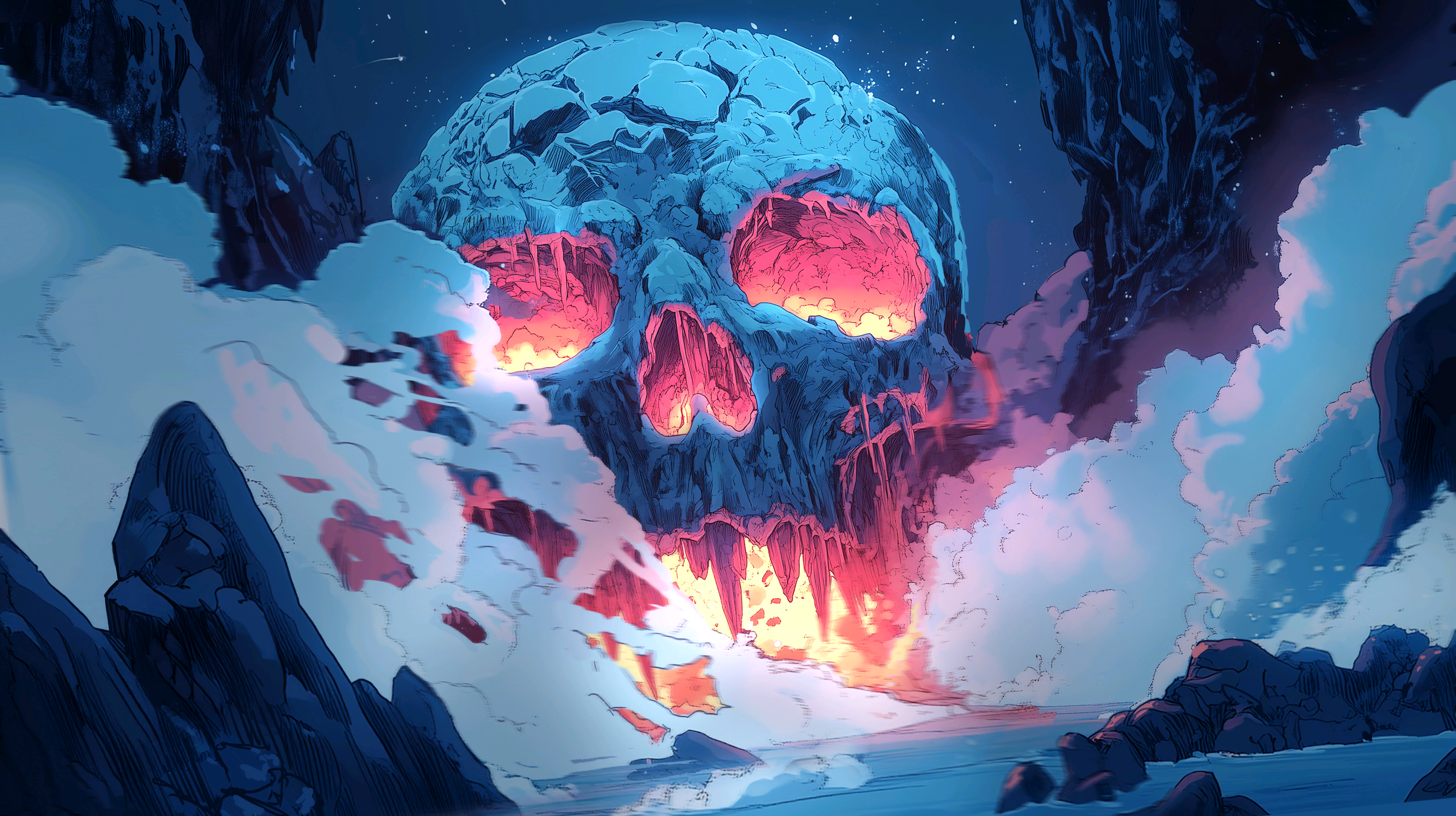 Call of Duty Endless Burn LoadingScreen from Tracer Pack: Magma Freeze Black Ops 6 Bundle