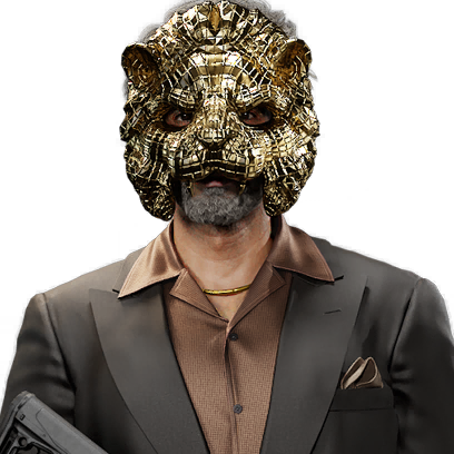 Call of Duty Lion Mask VIP OperatorSkin from Squid Game 2: The VIPs Tracer Pack Black Ops 6 Bundle