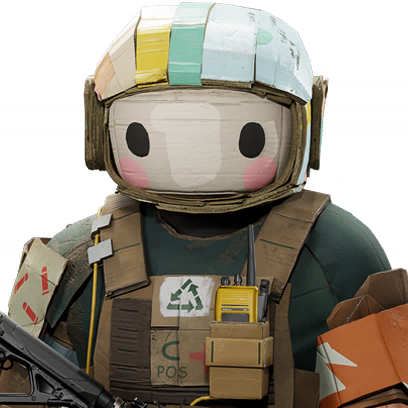 Call of Duty Carton Robo OperatorSkin from Ultra Skin: Cardboard Commando Black Ops 6 Bundle
