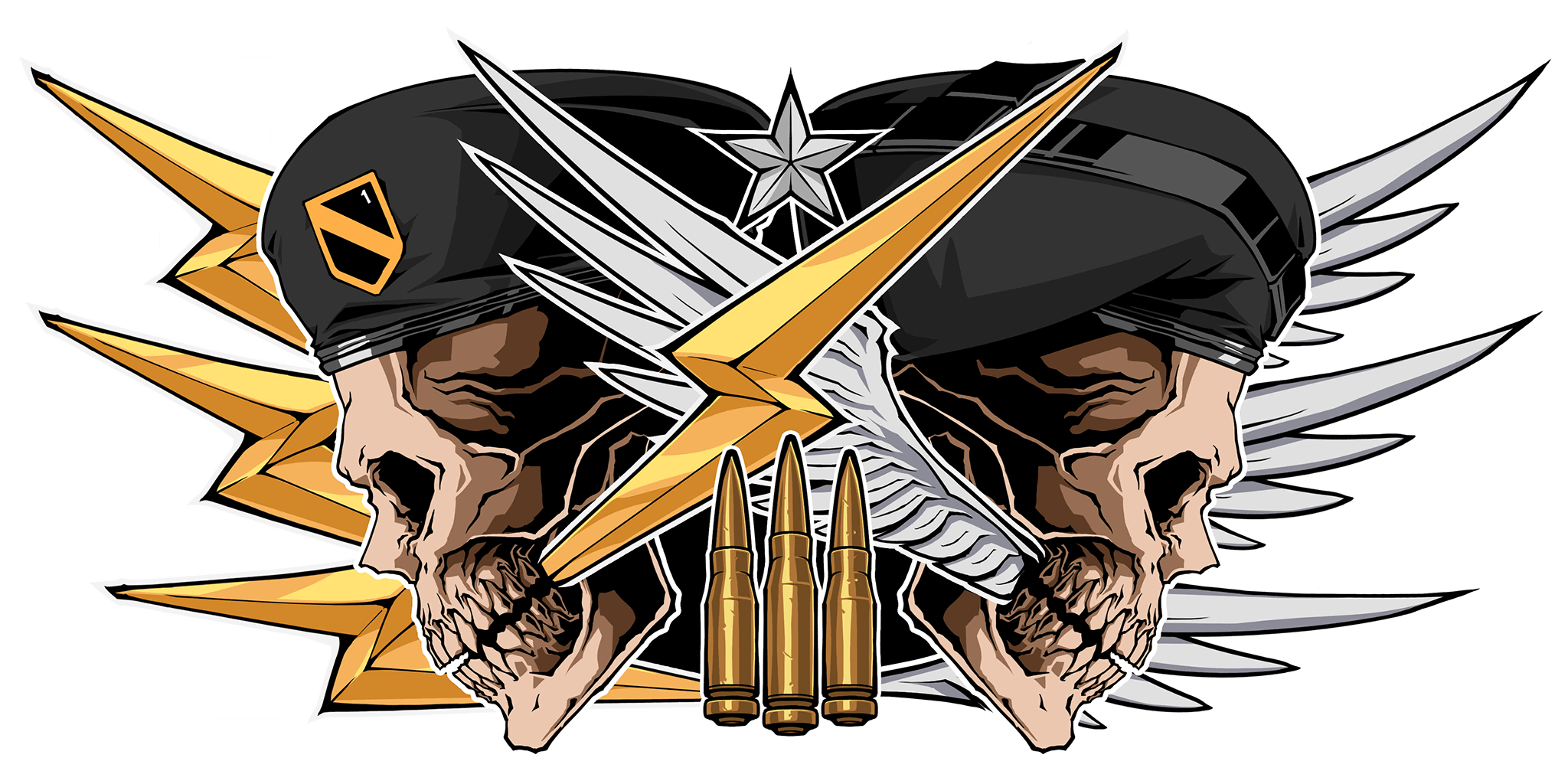 Call of Duty Intimidating Service Sticker from Tracer Pack: Dogs of War Black Ops 6 Bundle