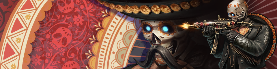 Call of Duty Colorful Celebrations Playercard from Tracer Pack: Fiesta de Muertos Black Ops 6 Bundle