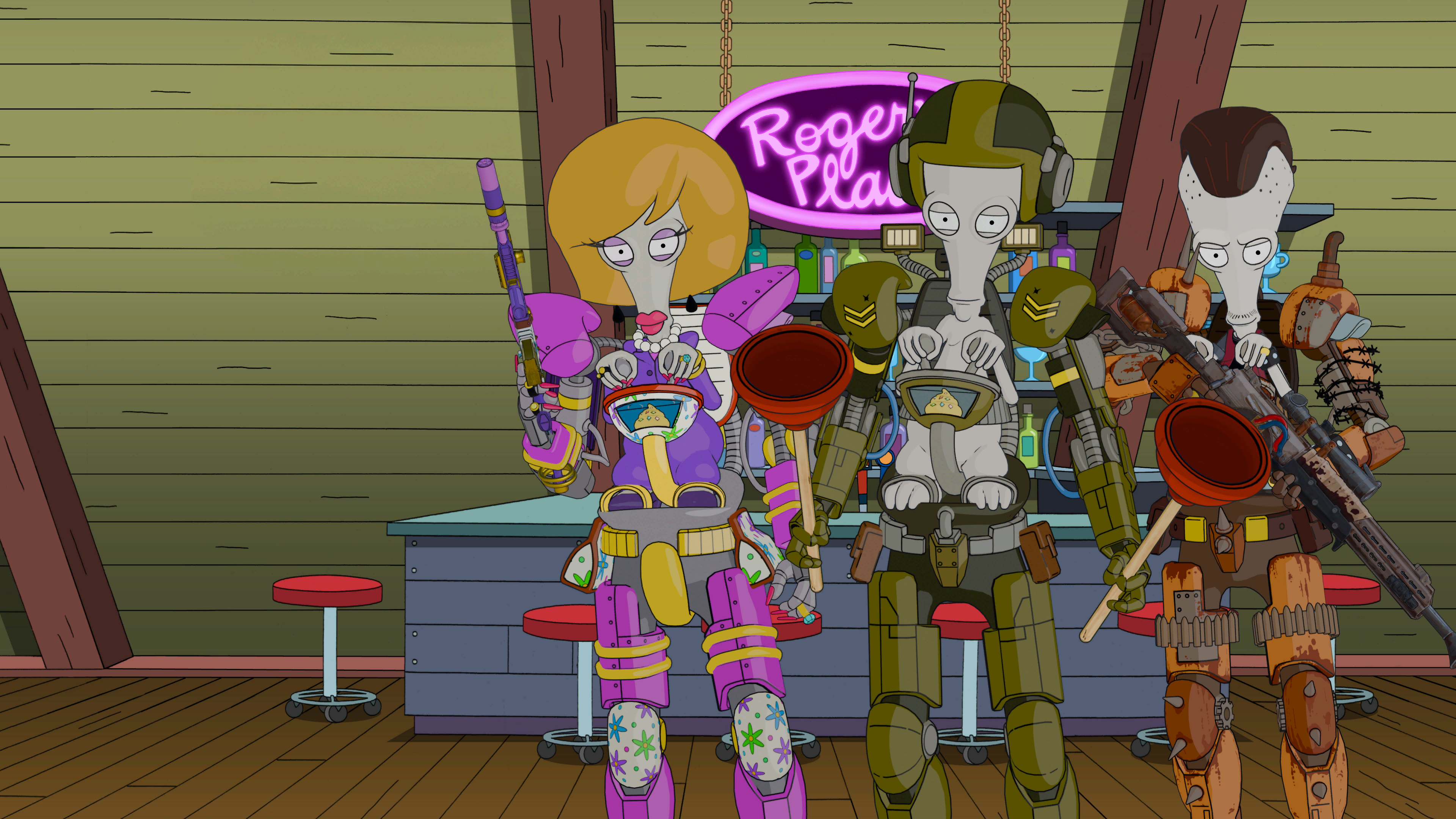 Call of Duty Three of a Kind LoadingScreen from Tracer Pack: American Dad: Roger Black Ops 6 Bundle