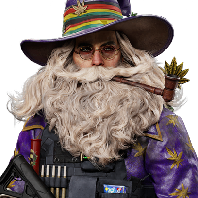 Call of Duty Wizard of COD OperatorSkin from Reactive: Magic Grass Black Ops 6 Bundle