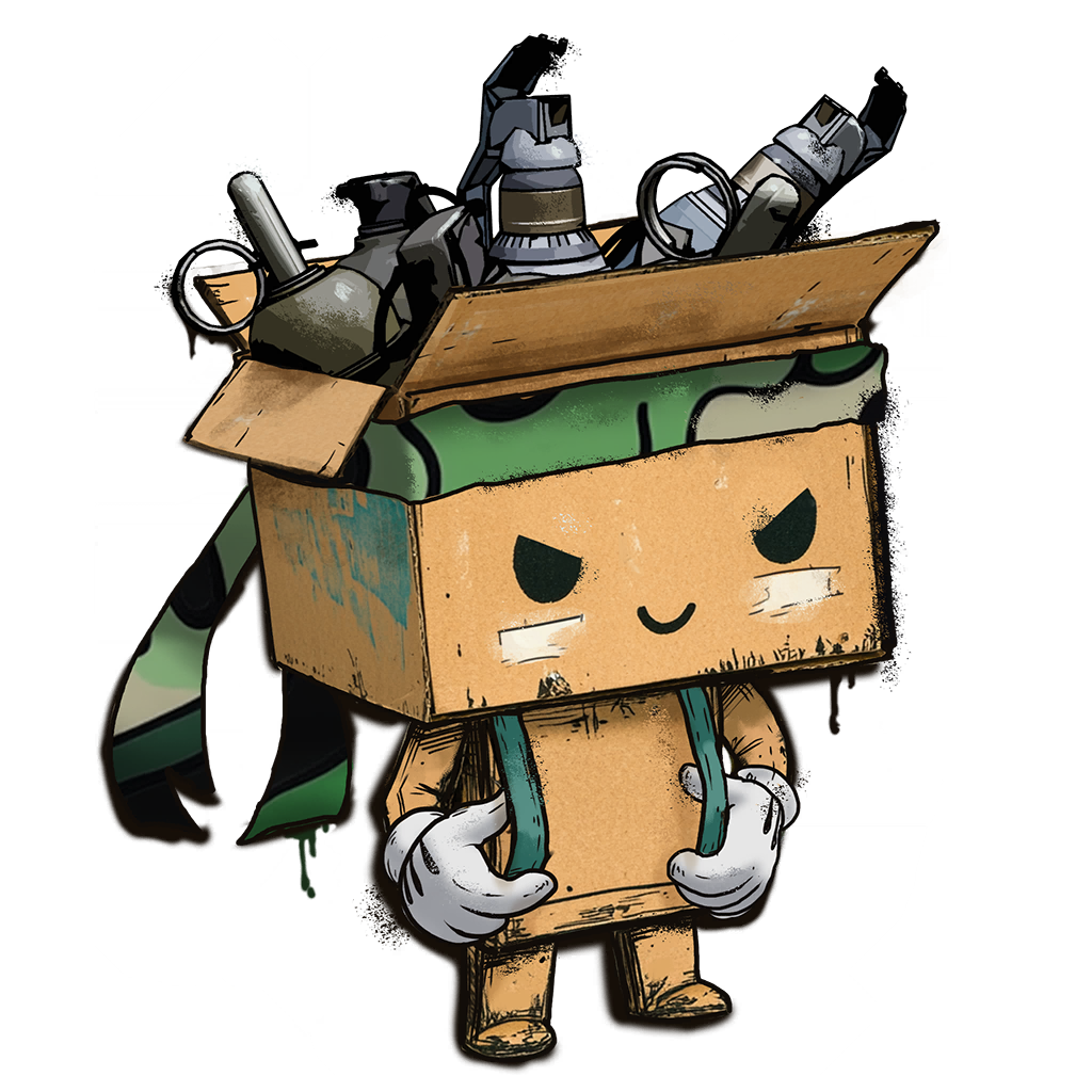 Call of Duty Fully Stocked Attachment from Ultra Skin: Cardboard Commando Black Ops 6 Bundle