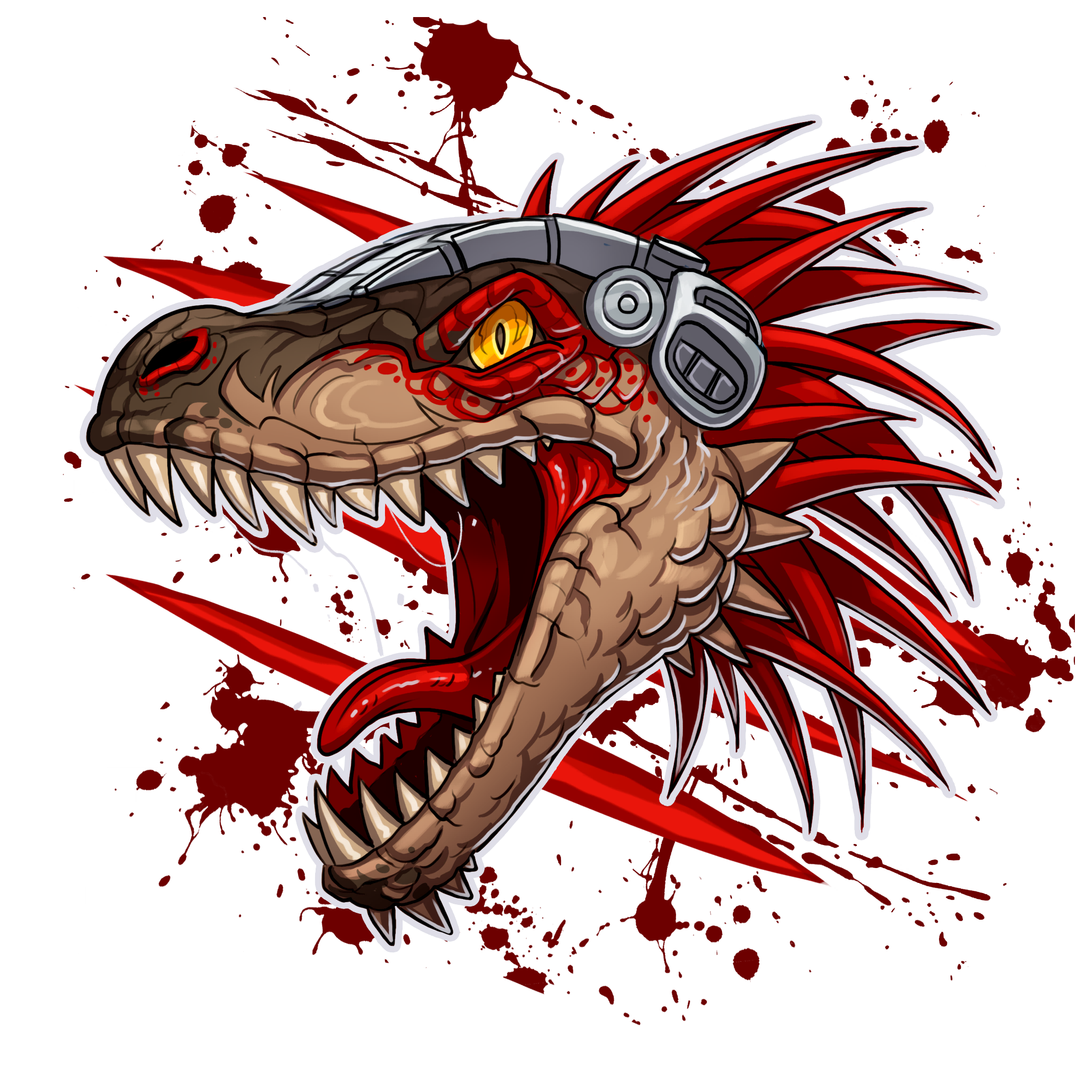 Call of Duty Raptor Rage Sticker from Tracer Pack: CODasaurus Ultra Skin Modern Warfare 3 Bundle