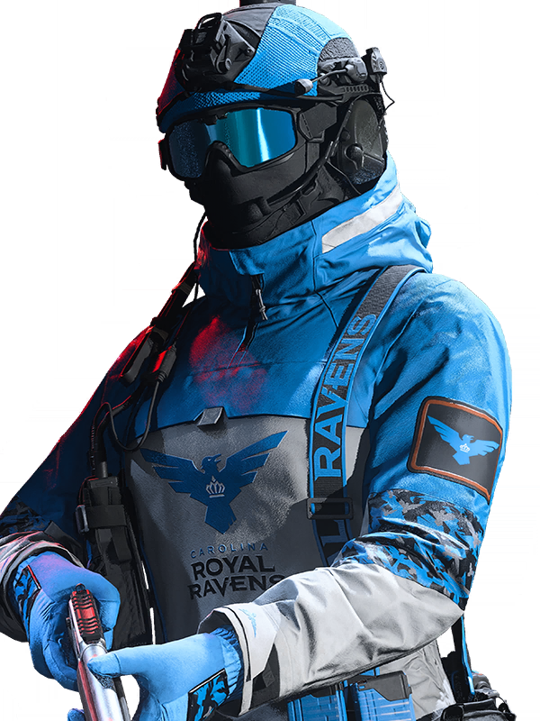 Call of Duty Carolina Royal Ravens 2024 - Away OperatorSkin from Carolina Royal Ravens Team Pack 2024 Modern Warfare 3 Bundle
