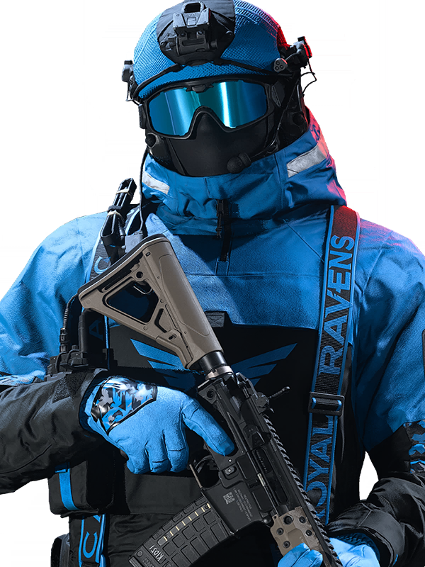 Call of Duty Carolina Royal Ravens 2024 - Home OperatorSkin from Carolina Royal Ravens Team Pack 2024 Modern Warfare 3 Bundle