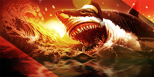 Call of Duty Santa Shark LoadingScreen from The Offseason Modern Warfare 2 Bundle