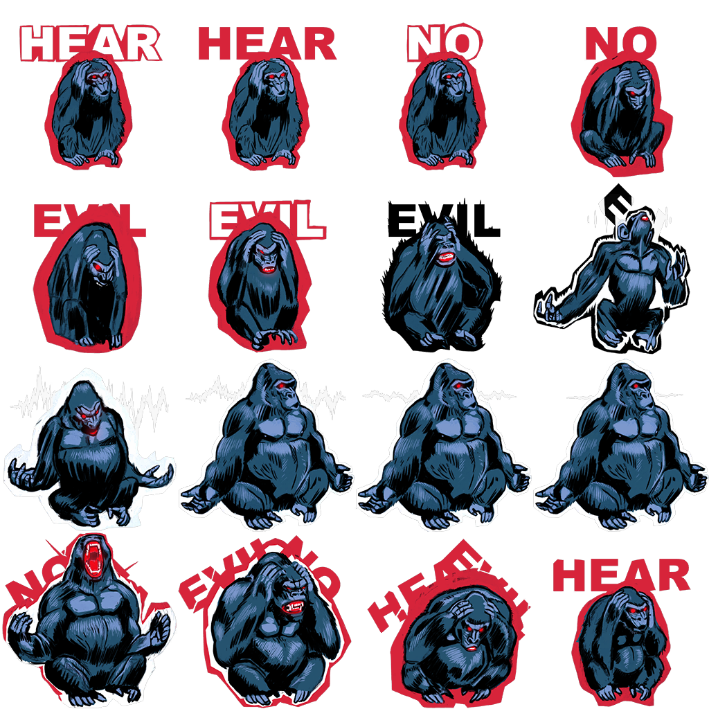 Call of Duty Hear No Evil Emblem from TRACER PACK: Hear No Evil Modern Warfare 2 Bundle