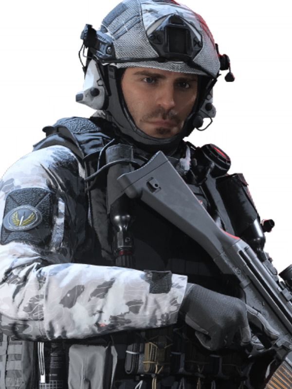 Call of Duty Snow Suit OperatorSkin from Arctic Ops: Ghost & Soap Modern Warfare 3 Bundle