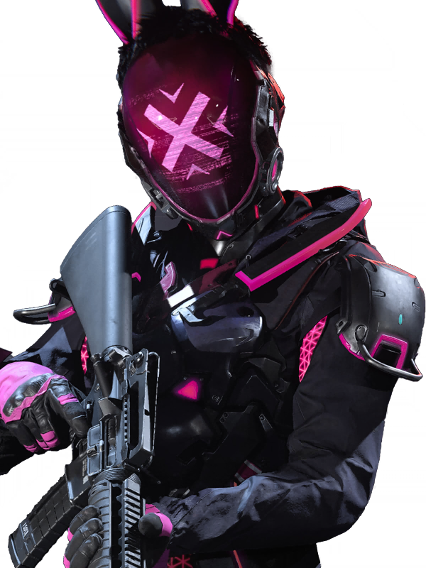 Call of Duty Cyber Bunny OperatorSkin from Tracer Pack: Echo Endo: Yandere Ultra Skin Modern Warfare 3 Bundle