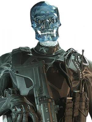 Call of Duty SPECTRAL GHOST OperatorSkin from REACTIVE PACK: Soulless Modern Warfare 2 Bundle