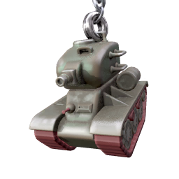 Call of Duty Tiny Tank Charm from Tracer Pack: Violet Anime Black Ops Cold War Bundle