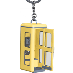 Call of Duty Phone Booth Charm from Tracer Pack: Dead City Black Ops Cold War Bundle