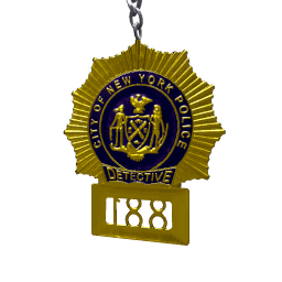 Call of Duty Detective Badge Charm from Die Hard Operator Bundle Black Ops Cold War Bundle