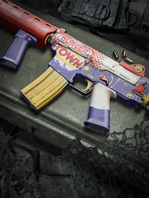 Call of Duty Carnivore Blueprint from Burger Town Special Black Ops Cold War Bundle