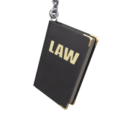 Call of Duty Book of Law Charm from Tracer Pack: Judge Dredd Black Ops Cold War Bundle