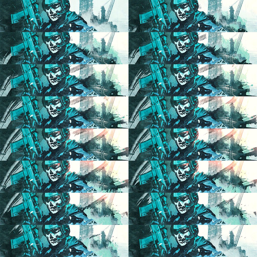 Call of Duty No Easy Days Calling Card from Ghost Pack: Oil Rig Modern Warfare (2019) Bundle