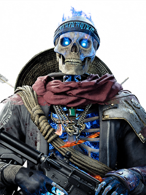 Call of Duty Ghost of War Operator Skin from Tracer Pack: Ghost of War Ultra Skin Black Ops Cold War Bundle