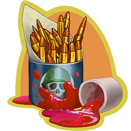 Call of Duty Deadly Side Sticker from Burger Town Vanguard Bundle