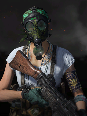 Call of Duty Pink Hippie Operator Skin from Tracer Pack: Taking Hits Vanguard Bundle