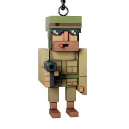 Call of Duty Bravo 64-Bit Charm from Tracer Pack: Call of Duty®: 8-Bit Warfare Mastercraft Vanguard Bundle