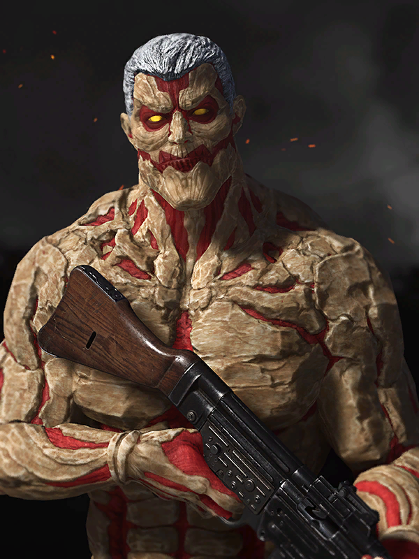 Call of Duty Armored Titan Operator Skin from Tracer Pack: Attack on Titan - Armored Titan Bundle Vanguard Bundle