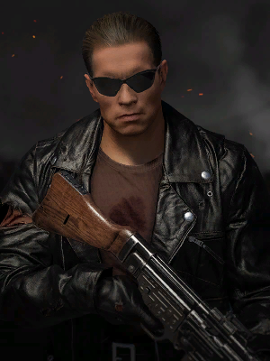 Call of Duty Model T-800 Operator Skin from Tracer Pack: Terminator T-800 Mastercraft Ultra Operator Limited Time Vanguard Bundle